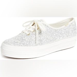 Keds X Kate Spade New York Triple Glitter Sneakers